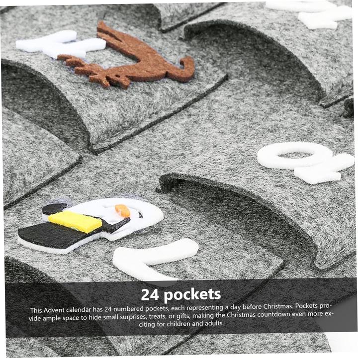 Produktbild Cbx Weihnachtsmann Adventskalender aus Filz