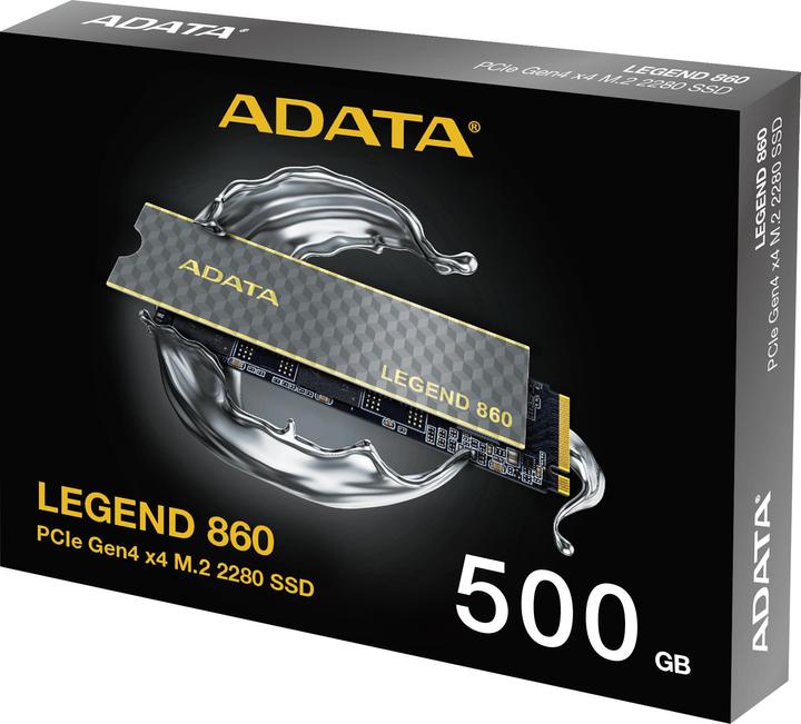 Immagine prodotto Adata Dysk SSD LEGEND 860 500G PCIe 4x4 5000/3000 MB/s M.2 (500 GB, M.2 2280)