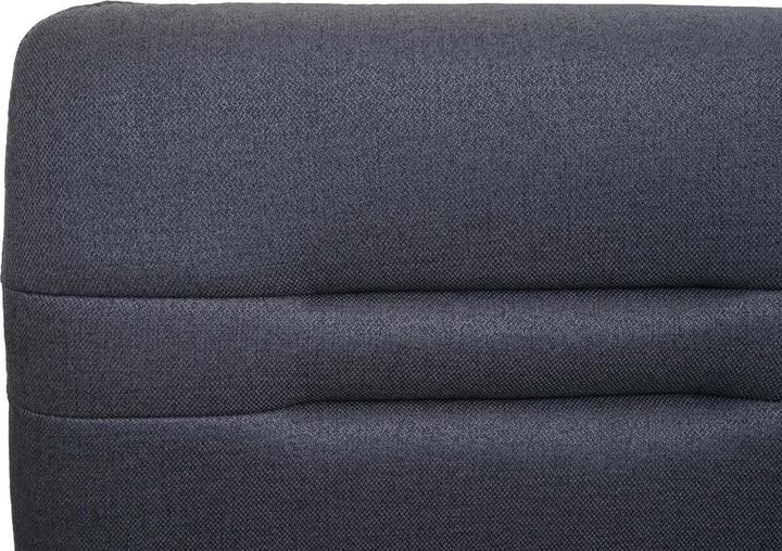 Immagine prodotto Swisshandel24 Panca, Panca per sala da pranzo Panca imbottita, schienale in tessuto/tessuto Acciaio inox (160 cm)