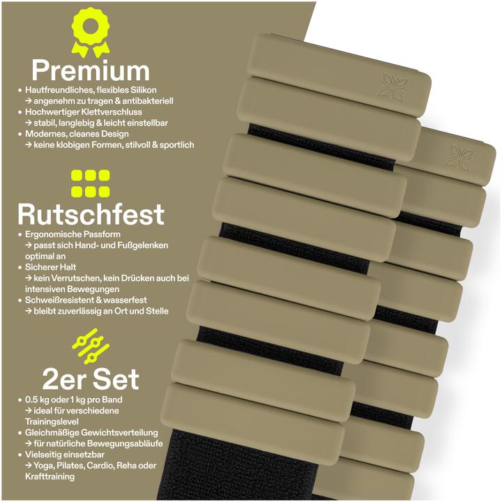 Image du produit Omnana HEROSTRAP Manchette de poids (2 x 1 kg)