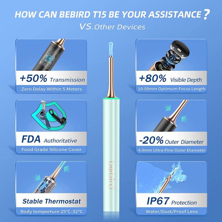 Actual product image Bebird T15