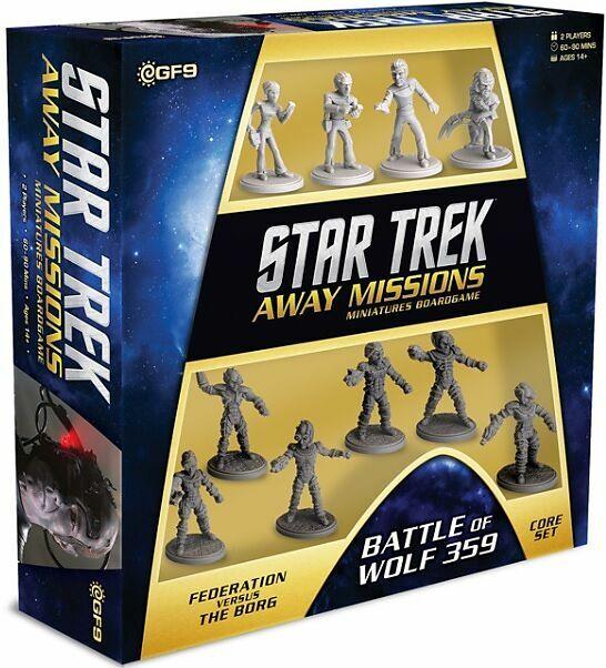 Immagine prodotto Gale Force Nine Star Trek Away Teams Starter Set: Wolf 359 (Federazione: Riker +3 vs Locutus +5) (Inglese)