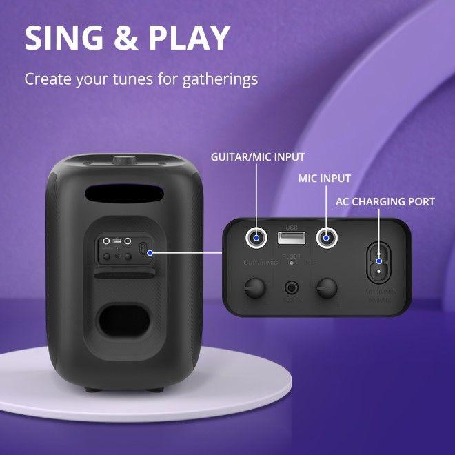Image du produit Tronsmart Enceinte sans fil Bluetooth Halo 110 (noir) (18 h, Fonctionnement sur batterie)