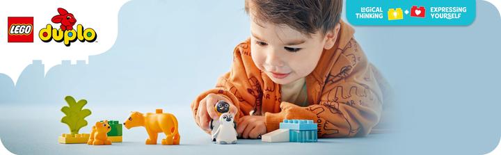 Immagine prodotto LEGO Wildtier-Familien: Pinguine und Löwen (10442)