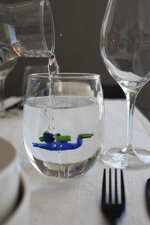 Productafbeelding Winkee Drinkglazen - Handgemaakte Duiker (1 x)