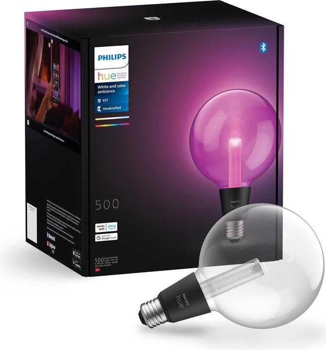 Actual product image Philips Hue White & Colour Ambiance Lightguide Giant Globe (E27, 6.80 W, 500 lm, 1 x, G)