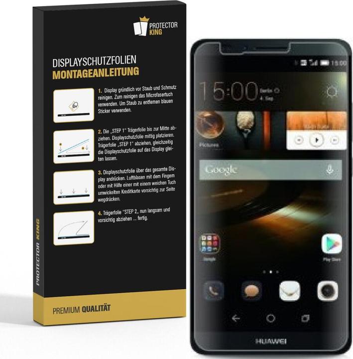 Actual product image Protectorking 3x Displayschutzfolie matt Anti-Reflex entspiegelt (3 Piece, Huawei Ascend Mate 7)