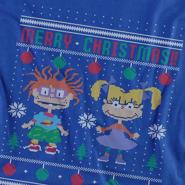Immagine prodotto Rugrats Merry Ugly Felpa Chucky e Angelica Maglione di Natale Adulto Unisex (XL)