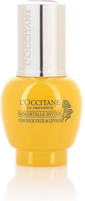 Produktbild L'Occitane Immortelle Divine Augen- und Lippenkonturenpflege (Fluid, 15 ml, Tag)