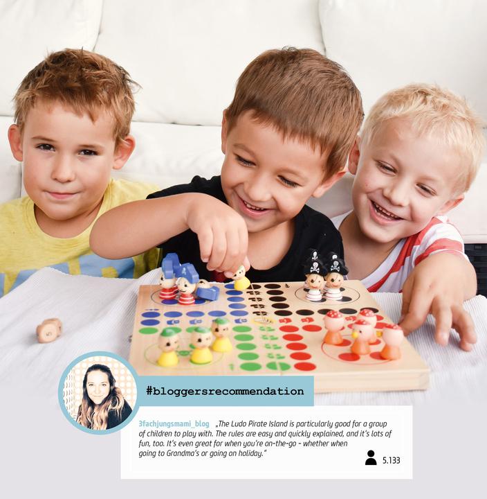 Actual product image small foot Ludo Pirate Island (German)
