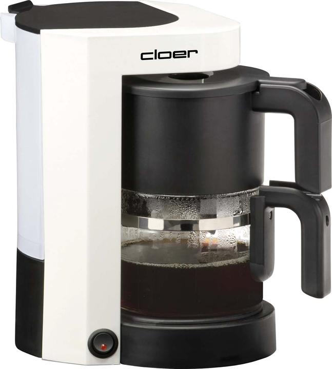 Cloer Cafetière à filtre 5981 avec fonction de maintien au chaud / 800 W / 5 tasses / taille du filtre 1x2