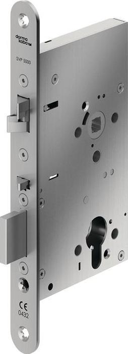 Produktbild Dormakaba Panik-Einsteckschloss SVP 5xxx Fkt.E rd 24/55/72/9mm DIN L/R VA