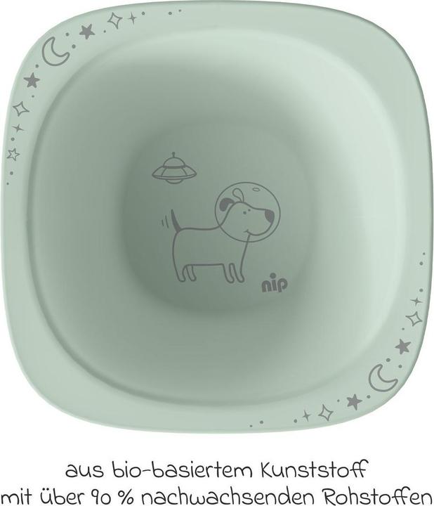Produktbild NIP Kinderteller & Breischalen Breischale 2er Pack eat green - Blau