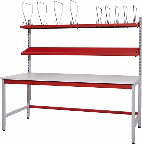 Image du produit Aldipro Systems Poste d'emballage complet, avec bloc de rangement et rehausse, h x l x p 780 x (200 cm, 94.40 cm)