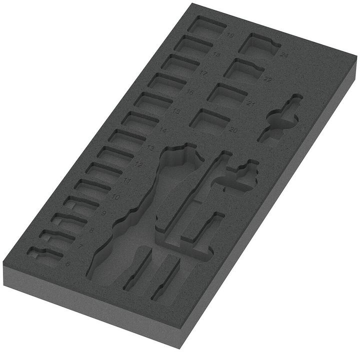Actual product image Wera 9821 Foam insert 8000 B Zyklop set 1