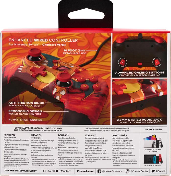 Immagine prodotto PowerA Switch Controller - Charizard Vortex (Switch)