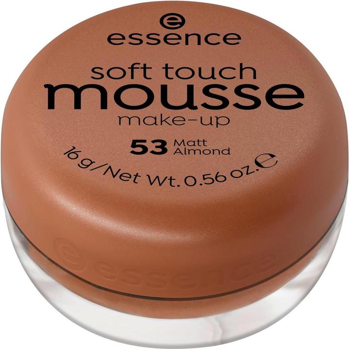 Image du produit essence Fond de teint mousse soft touch 53 matt almond (53 amande mate)