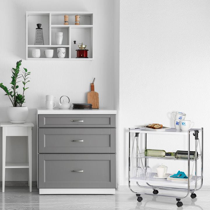 Immagine prodotto Relaxdays Carrello portavivande pieghevole