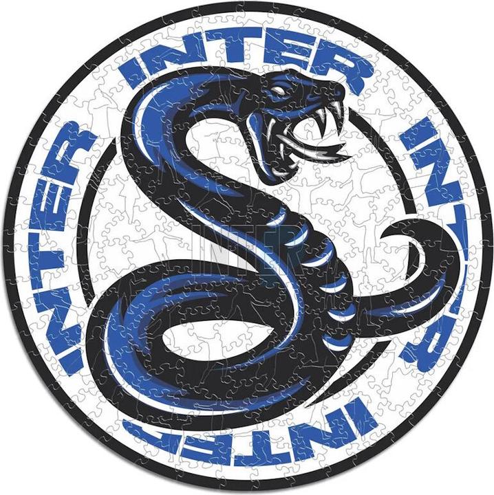 Produktbild Iconic FC Inter Mailand - Logo mit Schlange - Holz Puzzle Grösse M (270 Teile) (270 Teile)
