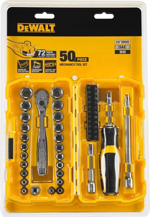 Image du produit DeWalt SET DE CLEFS 50 pcs. 1/4" NANO