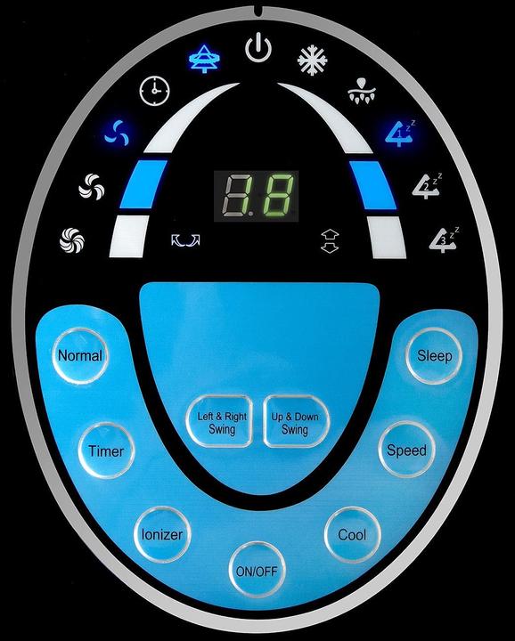 Produktbild Sichler Verdunstungs-Luftkühler LW-610 mit Ionisator (443.58 BTU/h)