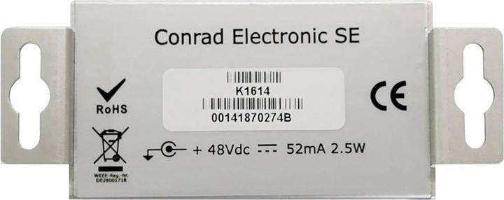 Produktbild Renkforce RF-2016862 Netwerkuitbreiding 2-draads Reikwijdte (max.): 500 m 2 stuk(s) 100 MBit/s Met PoE-functie