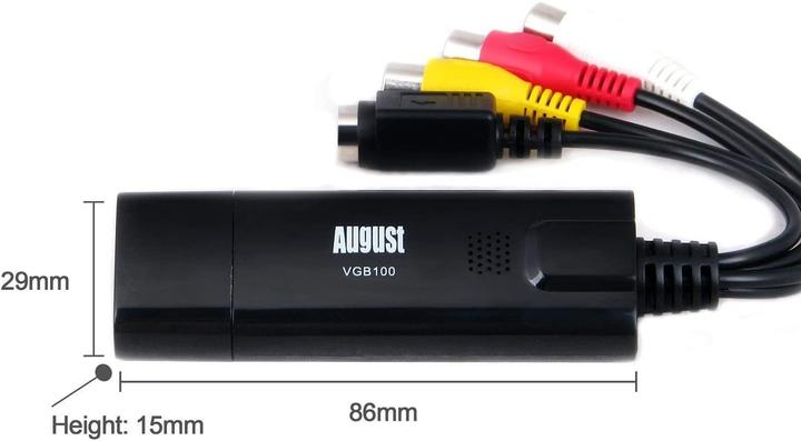 Actual product image August Audio Video Converter