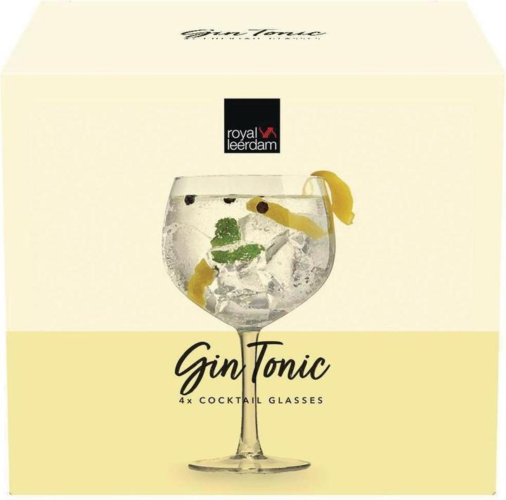 Actual product image Royal Leerdam Cocktail cup 650 ml 4 pieces, transparent (6.50 dl, 4 x, Gin glasses)