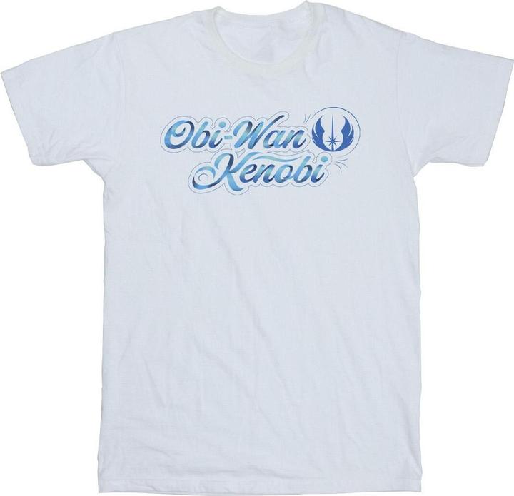 Produktbild Star Wars ObiWan Kenobi Ribbon Font TShirt (S)