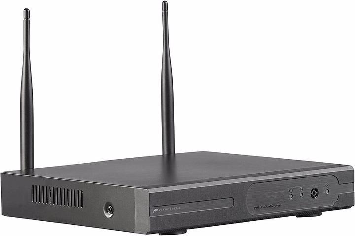 Image du produit VisorTech Ensemble de surveillance sans fil : enregistreur HDD et 2 caméras standard et 2 caméras PTZ chacune.