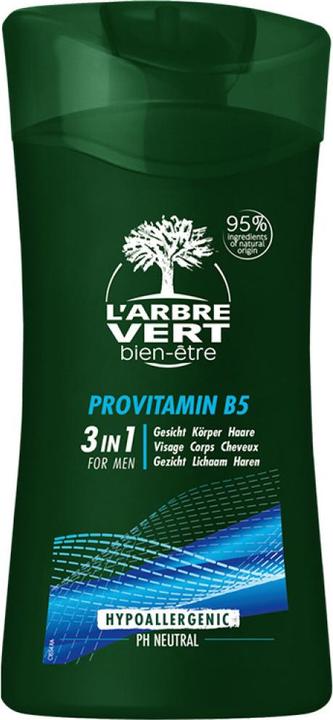 Actual product image L'arbre vert Eco shower cream man 3-in-1 german/french (250 ml)