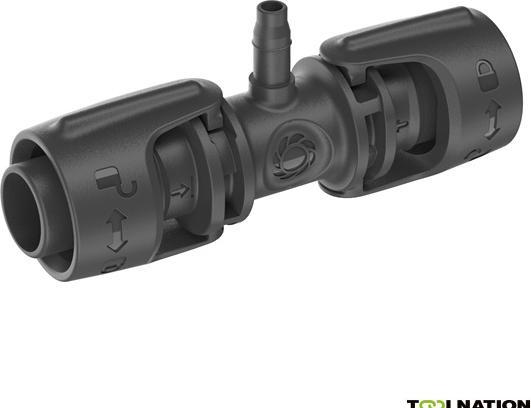 Actual product image Gardena T-piece 13 mm - 4.6 mm (Drip irrigation connector + branch)