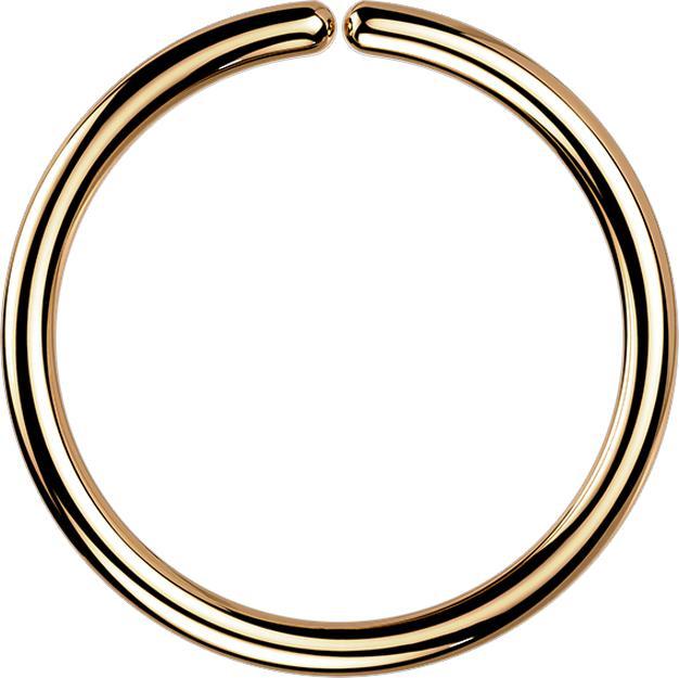 Image du produit Star Piercing Micro piercing anneau rose doré avec revêtement en titane (sans laiton, Acier chirurgical 316L)