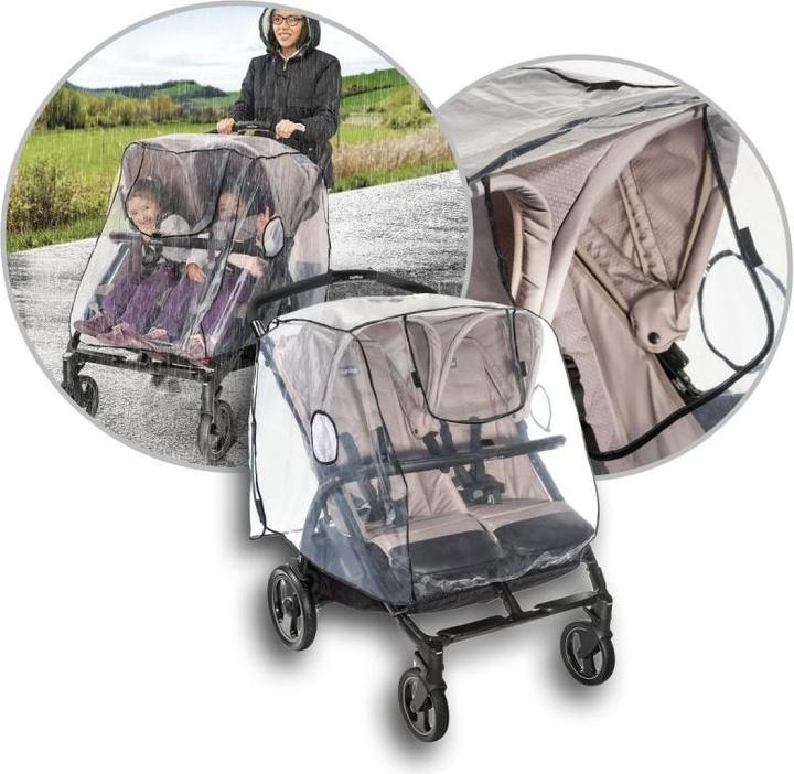 Actual product image Reer Raincover twin car