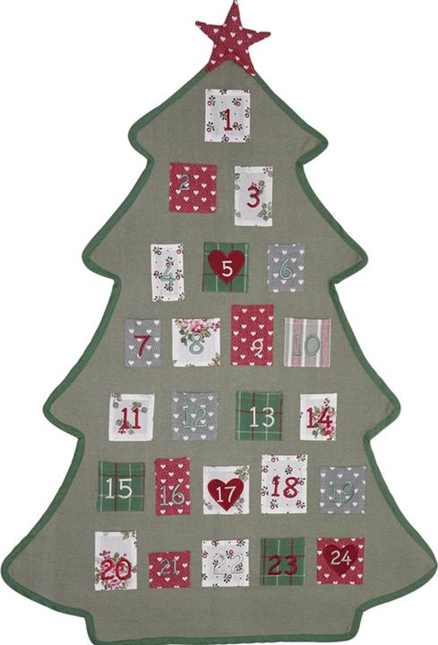 Actual product image Greengate Charline calendar tree white