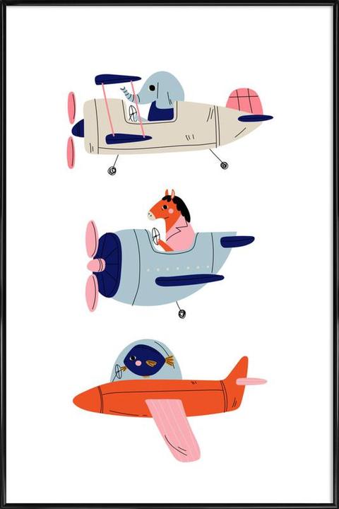 Image du produit Juniqe Aeroplane Race II (30 x 45 cm)