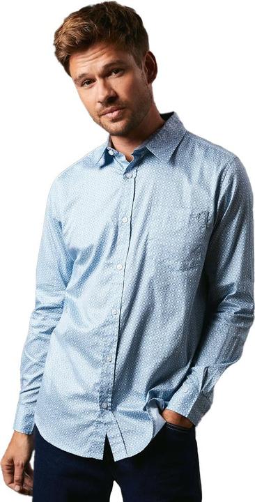 Actual product image Universal Textiles Mens Tile Print Long-Sleeved Shirt (M)