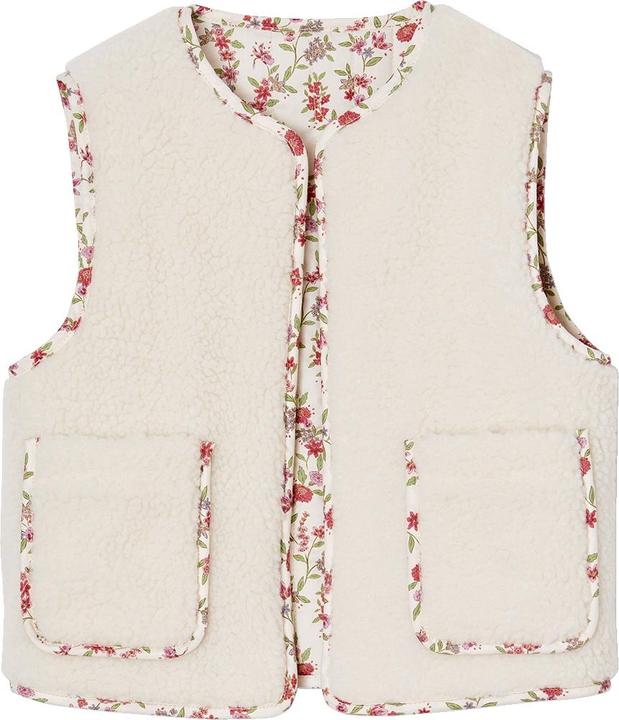 Immagine prodotto Vertbaudet Mädchen Wende-Weste mit Teddyfleece und Recycling-Polyester (146)
