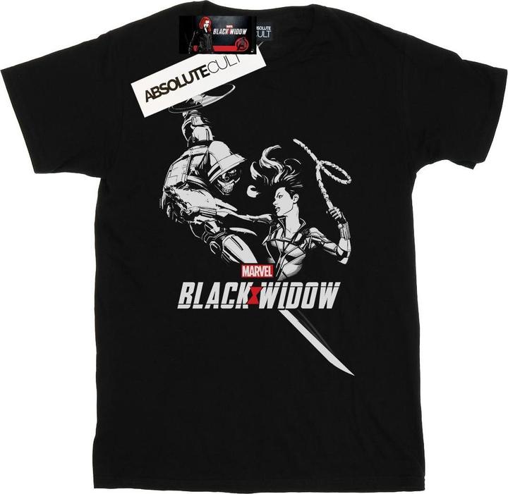 Produktbild Black Widow Movie Taskmaster Battle TShirt Mädchen (140, 146)