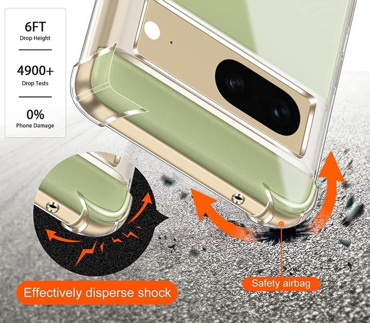 Image du produit Screenguard Google Pixel 7 Cover Crystal Soft Airbag Bumper (Google Pixel 7)