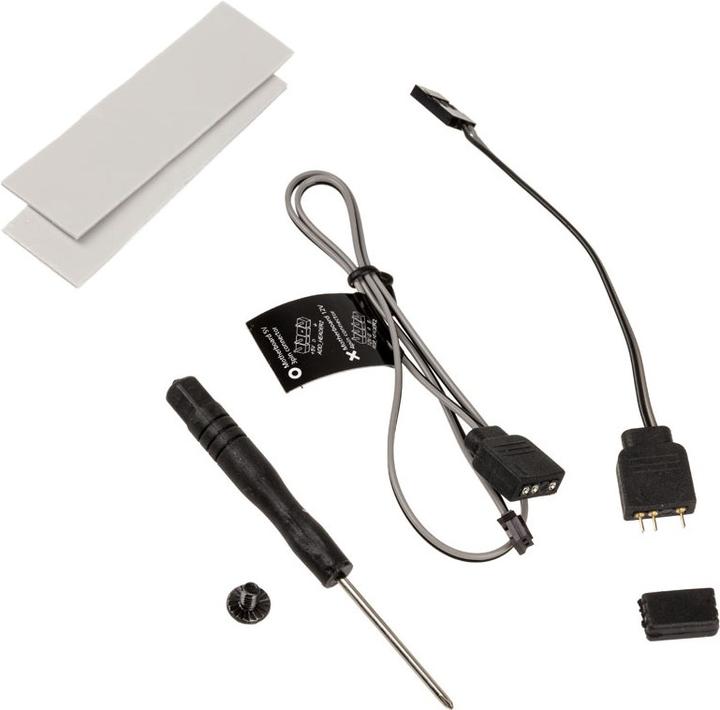 Actual product image Akasa AK-PCCM2P-04 - PCIe - M.2 - Black - Passive