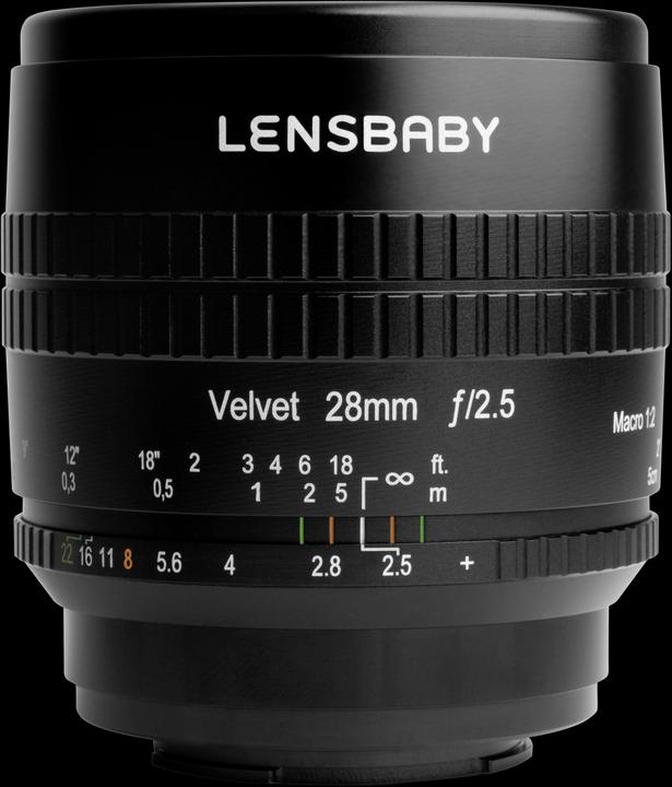 Produktbild Lensbaby Velvet 28 Fuji X (Fujifilm X, Vollformat)