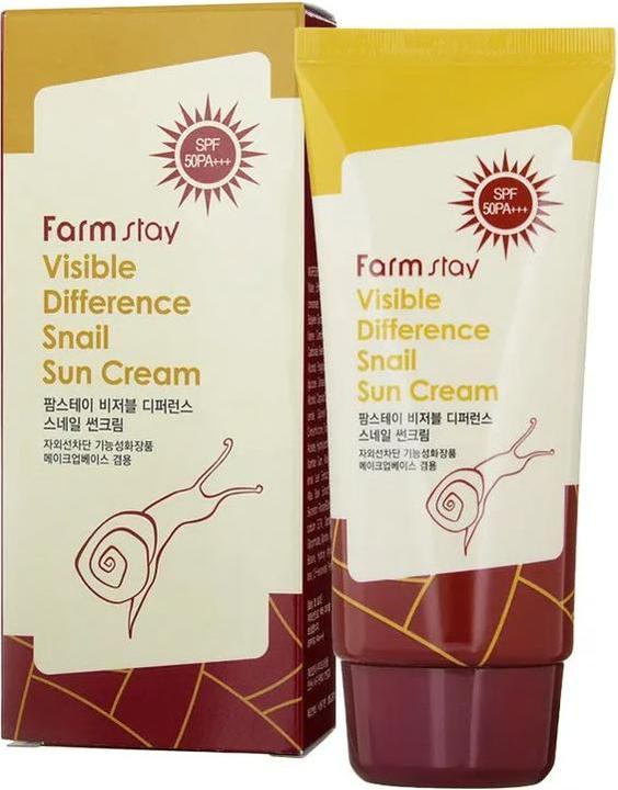 Immagine prodotto Farm Stay Laferme Differenza Visibile Lumaca (Crema solare, SPF 50, 70 ml)