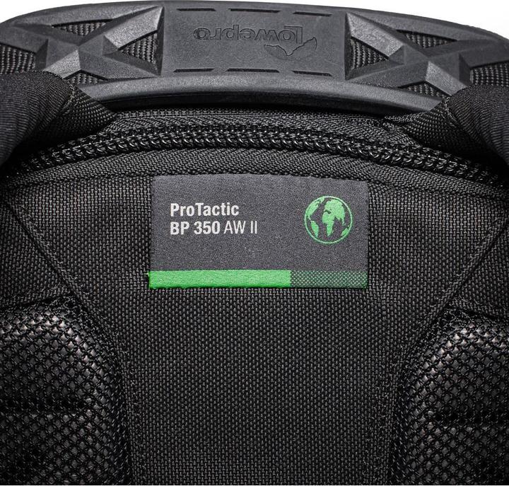 Actual product image Lowepro ProTactic BP 350 AW Green Line (Photo backpack, 16 l)