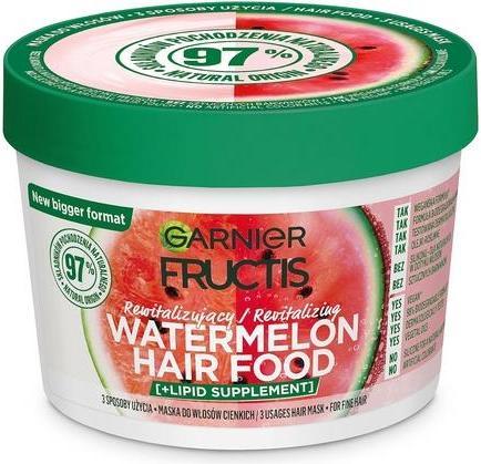 Actual product image Garnier Hair Food Nourishing Hair Mask Watermelon 400Ml (400 ml)