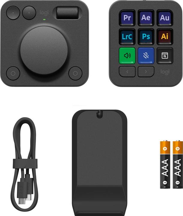 Produktbild Logitech Mx Creative Console (Ohne Tastaturlayout, Kabelgebunden)