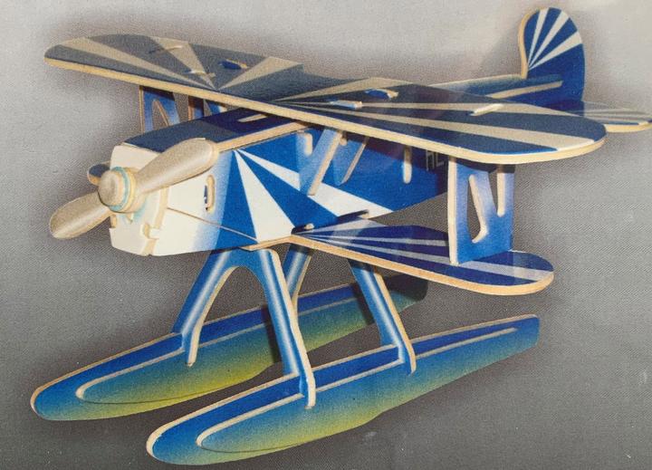 Produktbild Cover-Discount DIY Bastel-Set aus Holz Flugzeug Heinkel