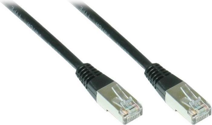 Produktbild Varia Patchkabel Cat. 5e - 2 m, F/UTP, schwarz (CAT5e, 2 m)