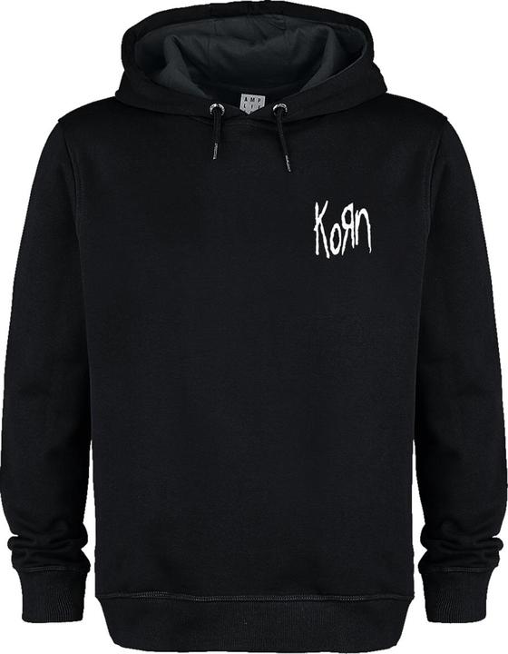 Actual product image Amplified Unisex Adult Lineart Issues Korn Hoodie (XS)