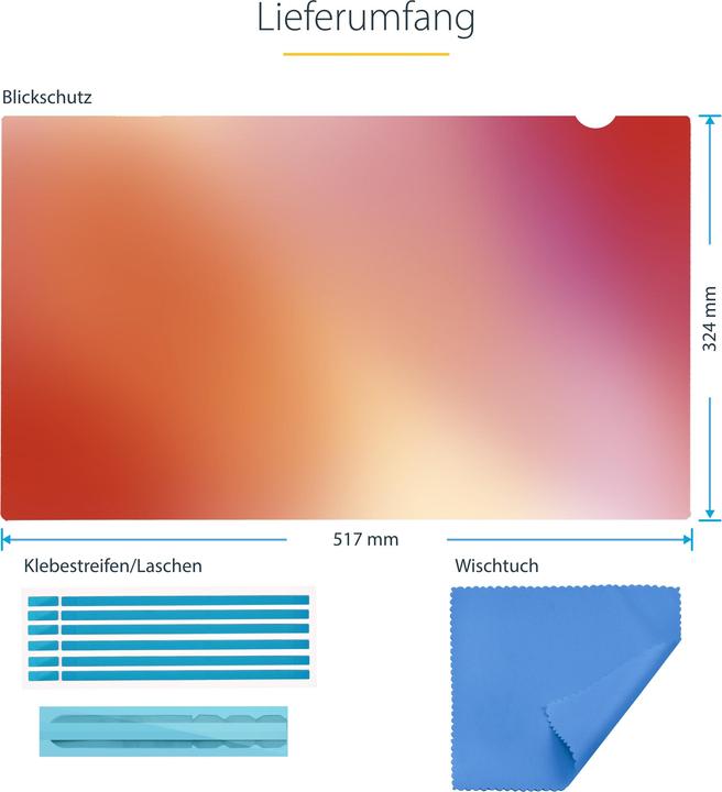 Image du produit StarTech com Filtre de Confidentialité pour Écran 24 pouces 16:10, Écran de Confidentialité Réversib (24", 16 : 10)